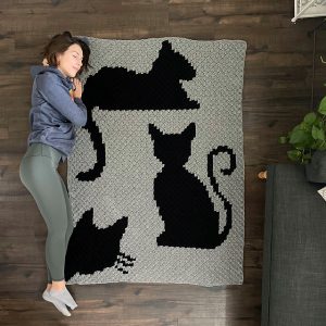 Cat Silhouette Crochet Pattern For All Cat Lovers
