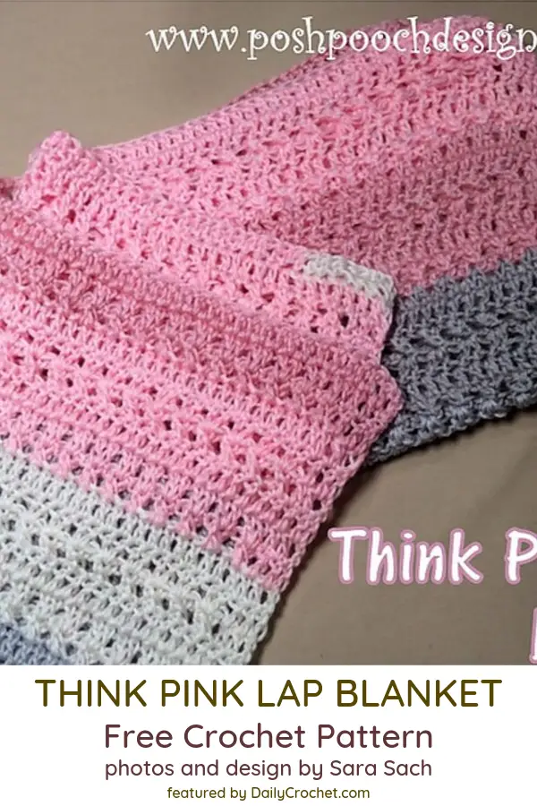 Easy Crochet Lap Blanket For Hospice Daily Crochet