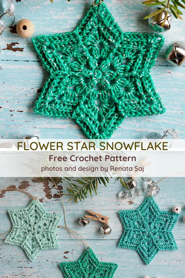 Flower Star Snowflake Pattern