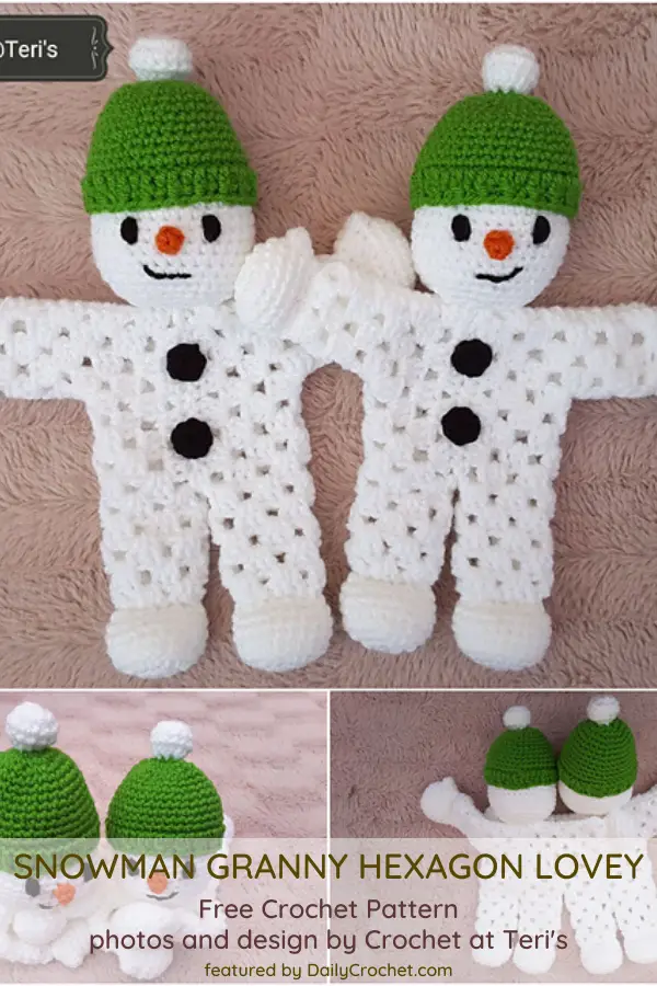 Adorable Snowman Lovey Crochet Pattern