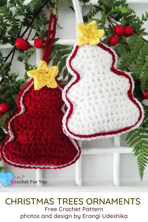 Crochet Christmas Tree Ornament- 12 Crochet Christmas Ornaments to Make Your Christmas Fun