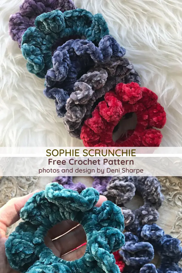 Easy Crochet Scrunchie Free Pattern