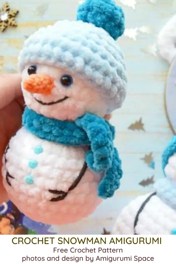Crochet Snowman Amigurumi Pattern- 10 Crochet Snowman Patterns for Winter Festivities