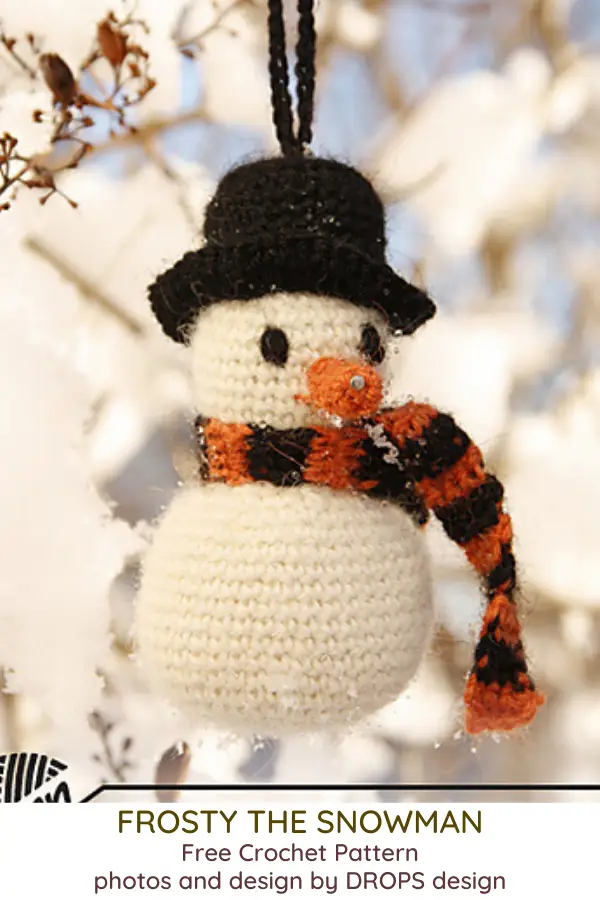Cute Crochet Frosty- 10 Crochet Snowman Patterns for Winter Festivities