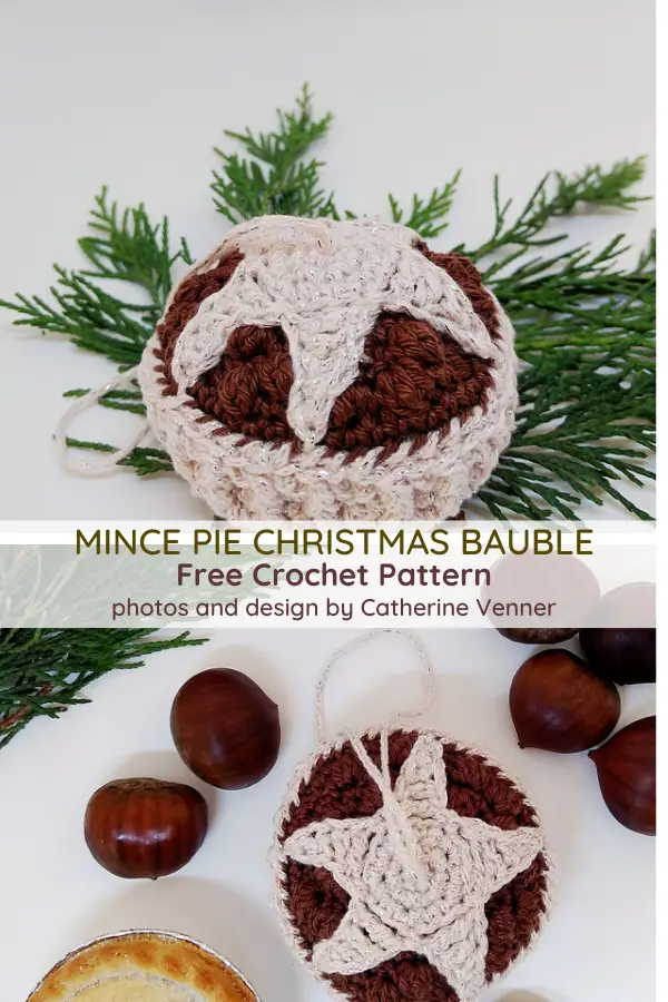 Mince Pie Christmas Ornament Pattern