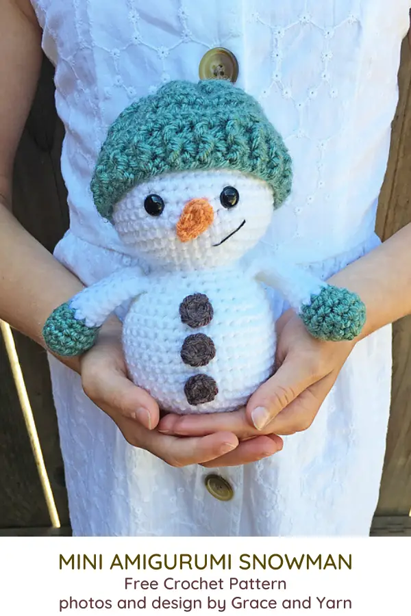 10 Crochet Snowman Patterns for Winter Festivities- Amigurumi Snowman Pattern