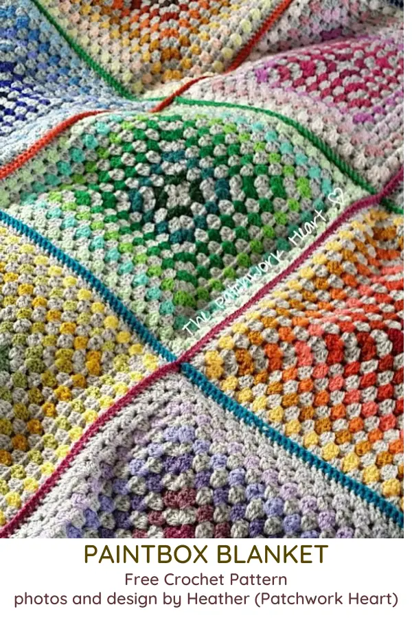 Granny Squares Blanket- 7 Simple Crochet Patterns For Baby Blankets