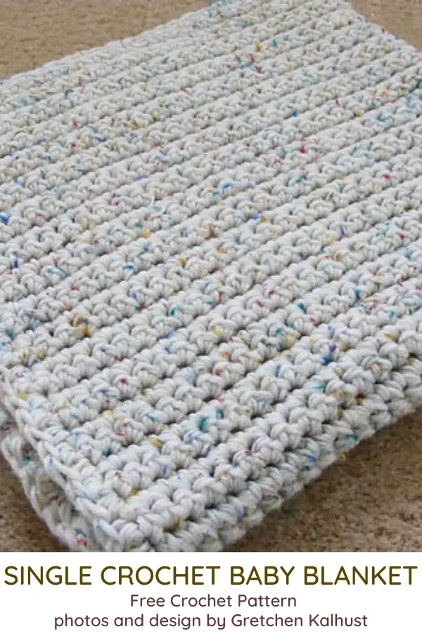 Single Crochet Baby Blanket- 7 Simple Crochet Patterns For Baby Blankets