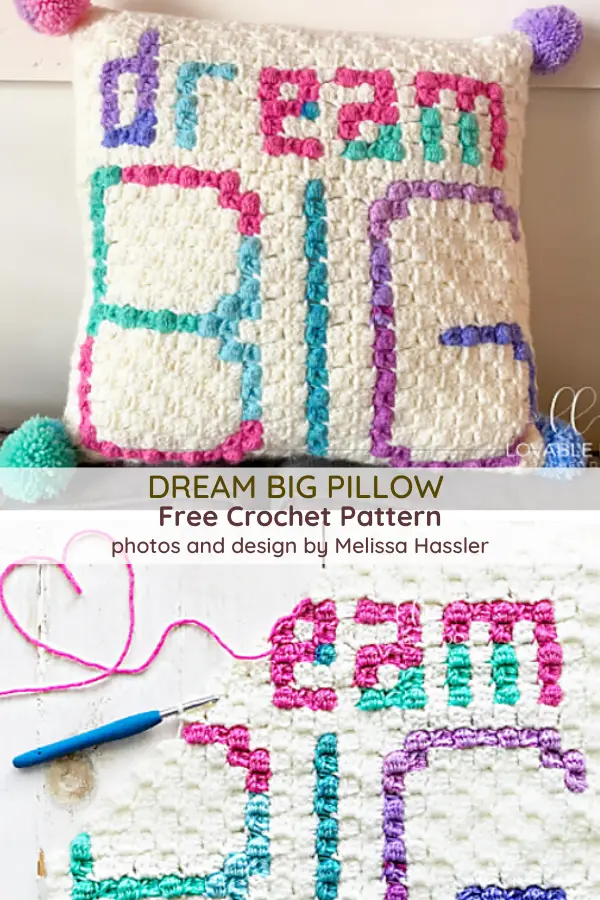 Inspirational Pillow Free Crochet Pattern