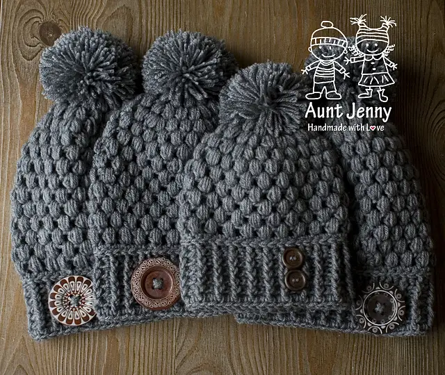 PuffStitch Beanie Crochet Pattern Daily Crochet