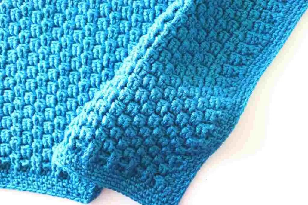 One-Row Repeat Baby Blanket Free Crochet Pattern