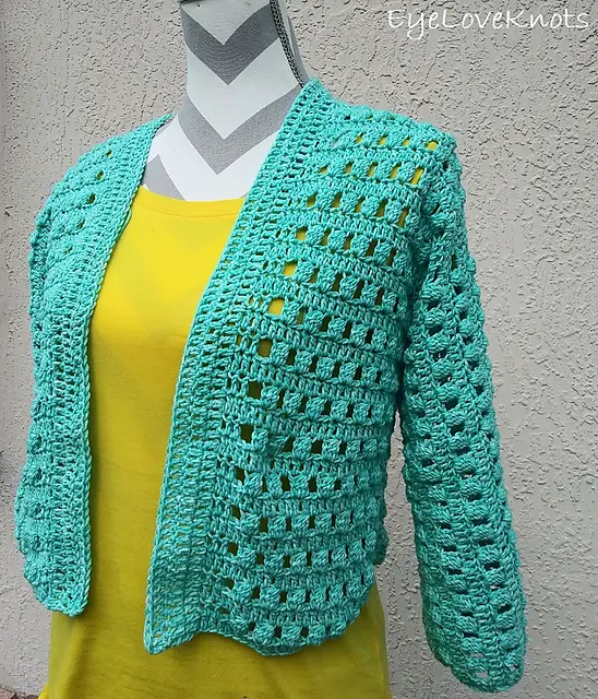 Crochet Cropped Cardigan Pattern To Make You Stand Out From The Crowd