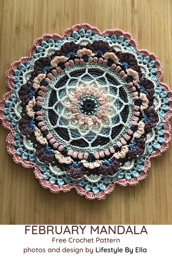 Stunning Crochet Mandala Pattern For Your Leftover Yarn