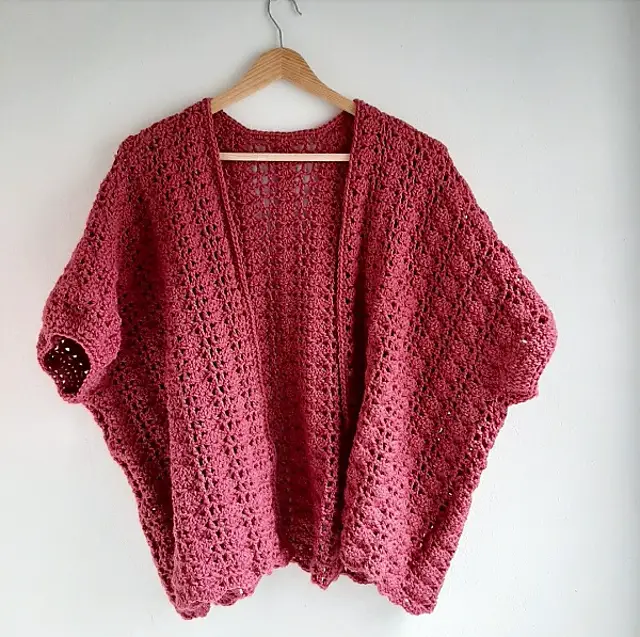 Easy Lacy Crochet Cardigan Pattern For Spring