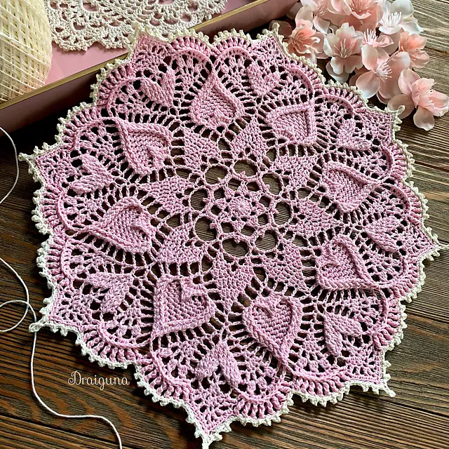 Gorgeous Textured Doily- We Can’t Stop Looking At It!