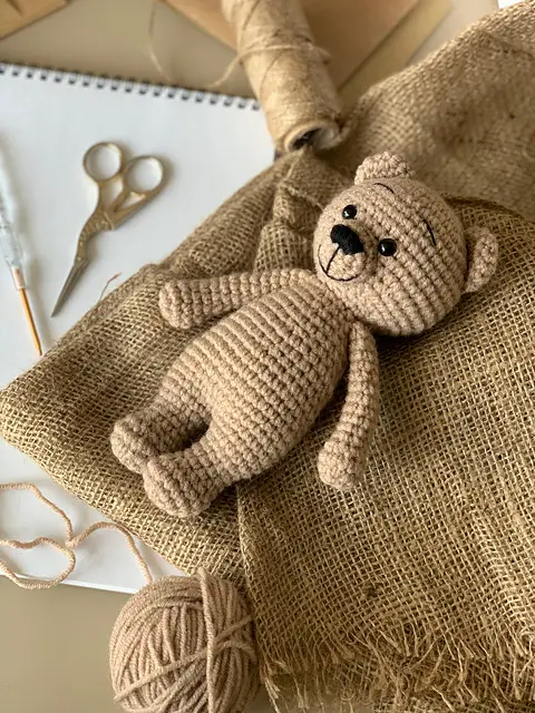Little Teddy Bear Free Crochet Pattern