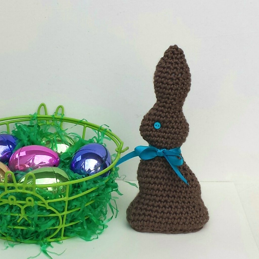 Chocolate Easter Bunny Free Crochet Pattern