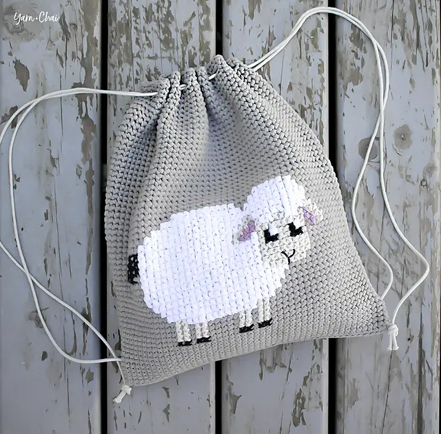 Cutest Lamb Crochet Backpack Pattern