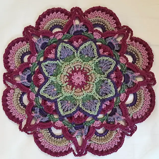 Stunning Mandala Free Crochet Pattern