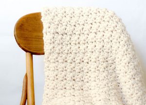Chunky Crochet Blanket Pattern With Gorgeous Texture