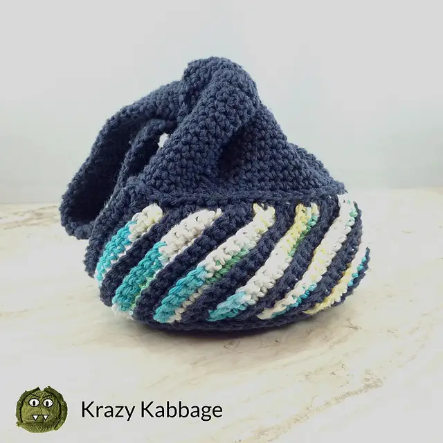 Little Crochet Japanese Knot Bag Pattern
