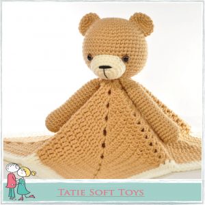 Teddy Bear Security Blanket Free Crochet Pattern