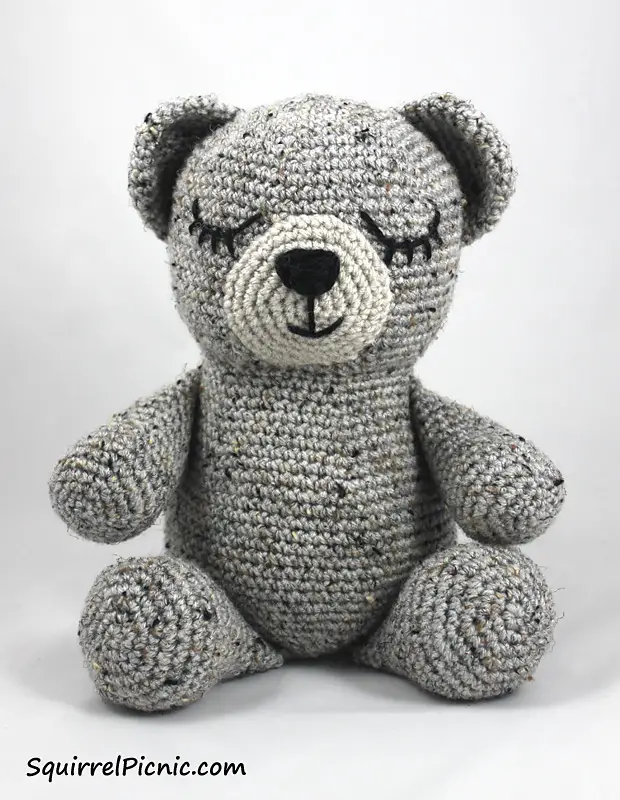 Sleepy Teddy Bear Free Crochet Pattern