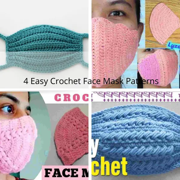 4 Easy Crochet Face Mask Patterns For Cold Weather Daily Crochet
