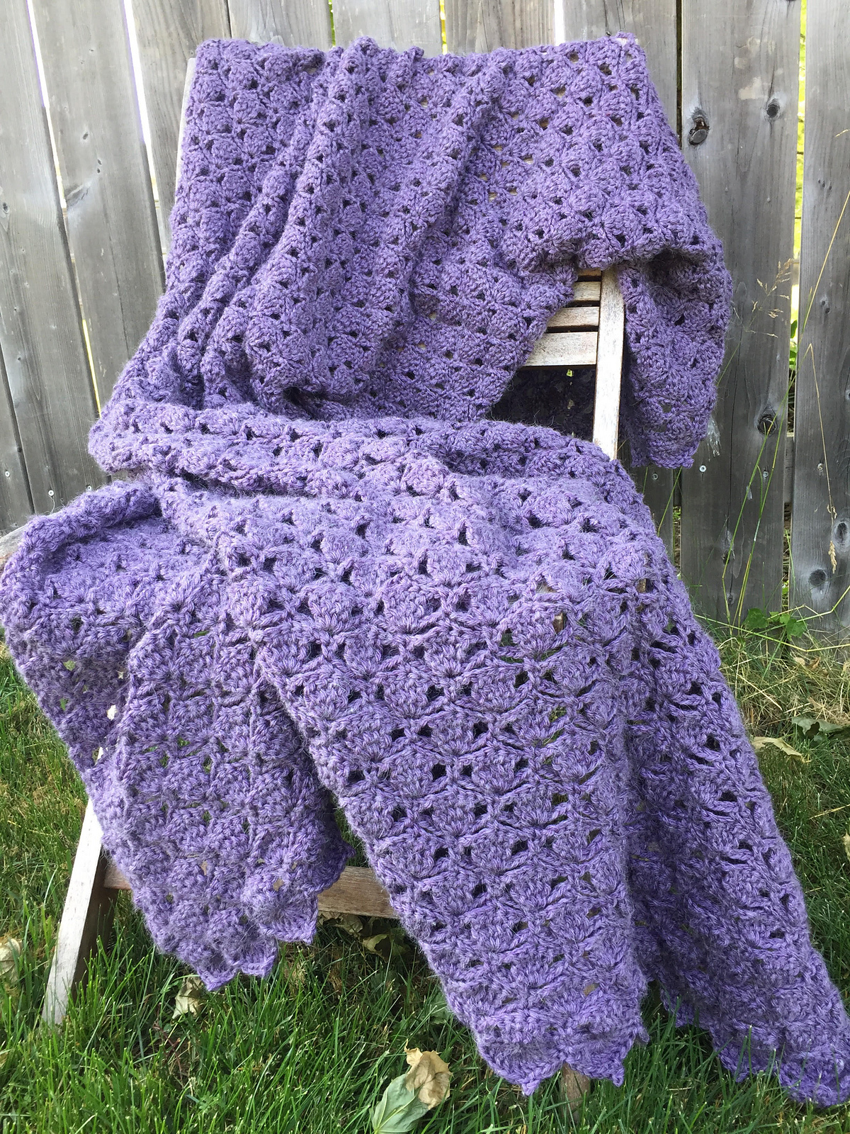 Easy Lightweight Crochet Throw Pattern For Summer