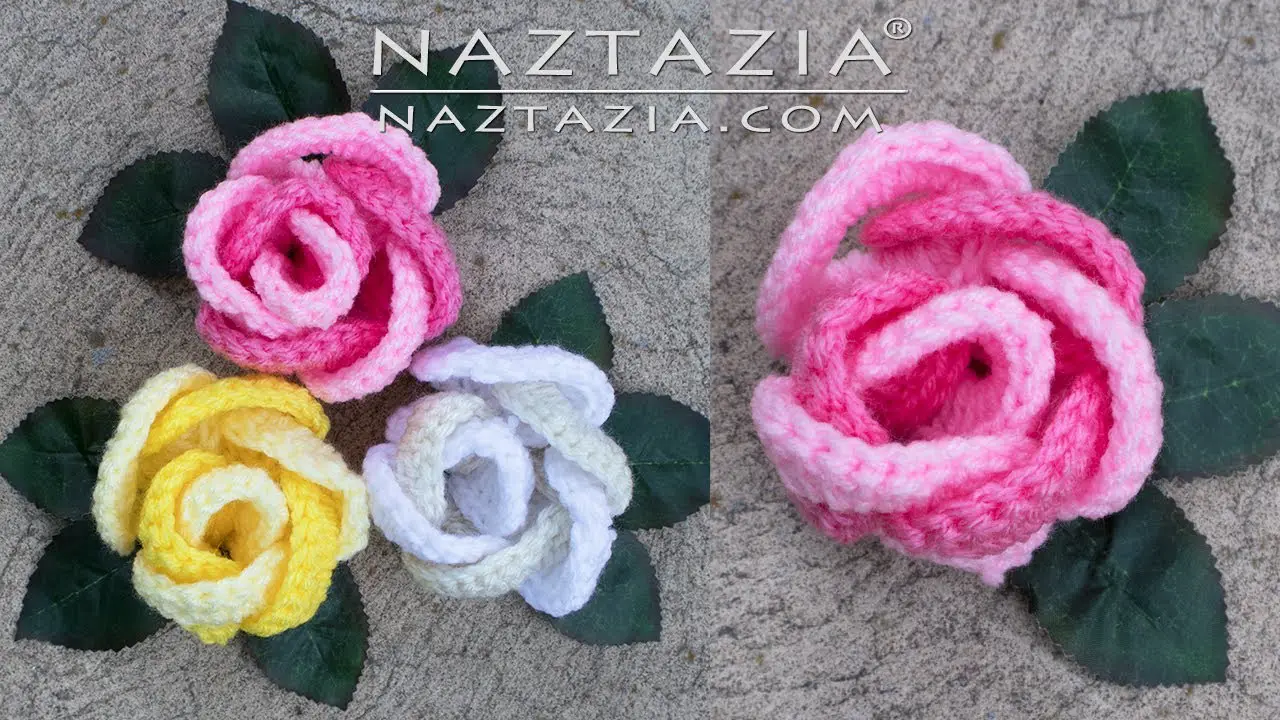 Crochet Roses Free Pattern
