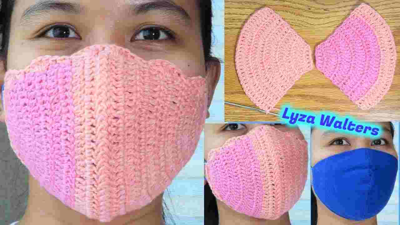 Crochet Face Mask Cover Pattern