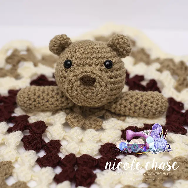 Teddy Bear Lovey Free Crochet Pattern