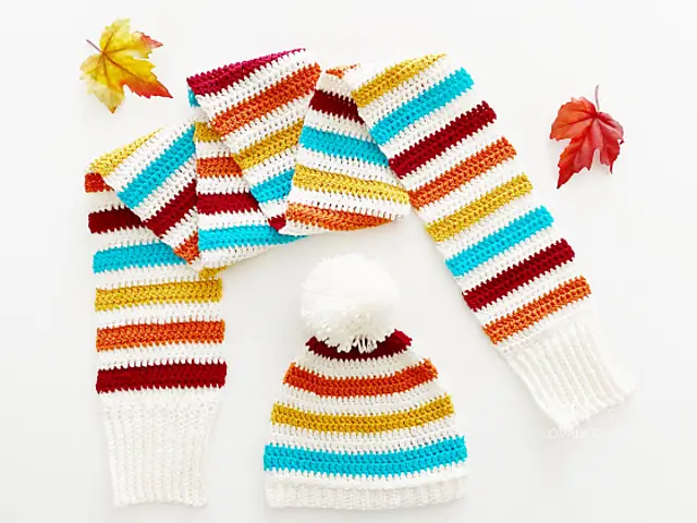 Free Hat And Scarf Set Crochet Pattern Perfect For Cold Days