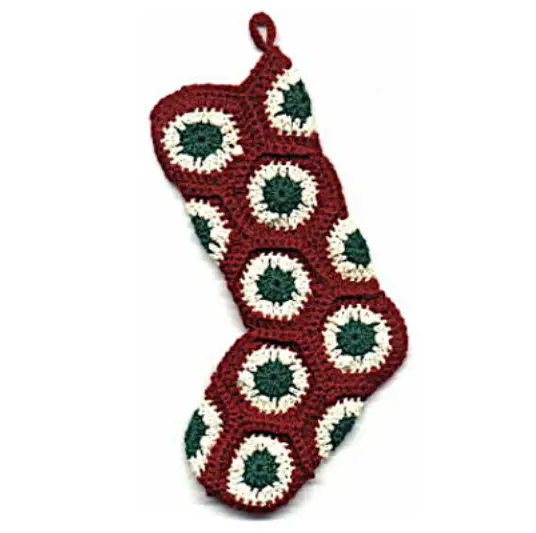  Polka Dot Christmas Stockings Crochet Pattern
