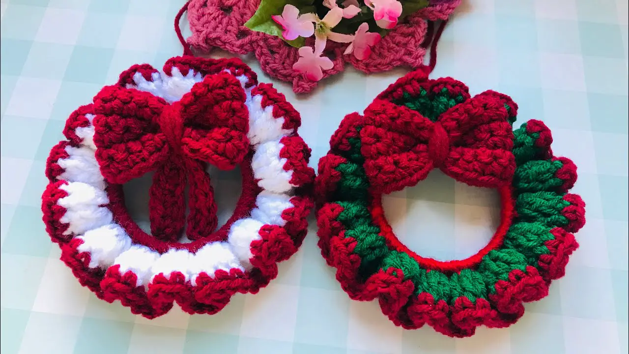 Christmas Wreath Ornament Crochet Pattern Made Simple