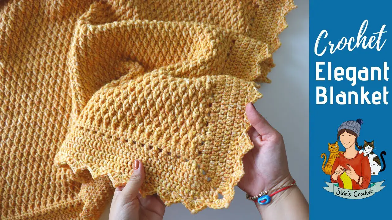 Elegant Baby Blanket Crochet Pattern- It's So Easy!