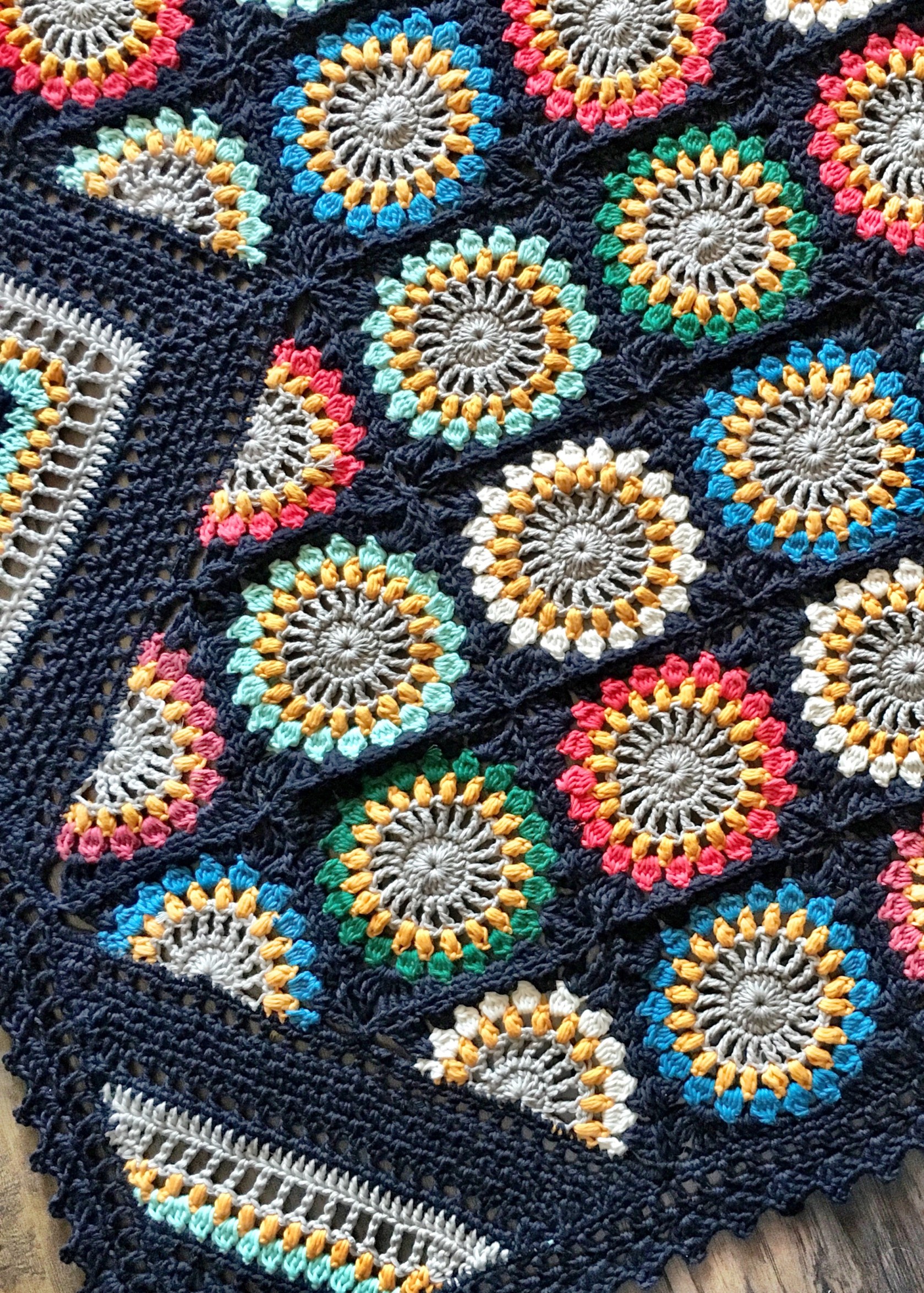 Flower Granny Square Blanket Pattern- Perfect For A Quick Baby Blanket