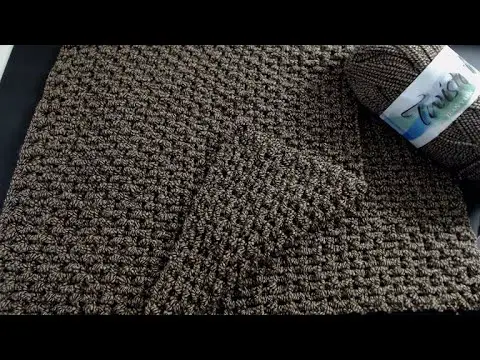 Easy Crochet Afghan For A Man- Masculine Crochet Patterns