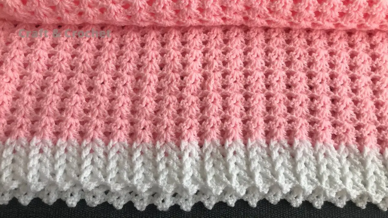 Easy Crochet Blanket Tutorial One Row Repeat Crochet Patterns Daily