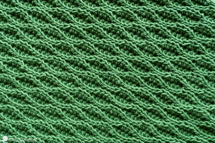 Almond Ridges Crochet Stitch Free Pattern and Video Tutorial