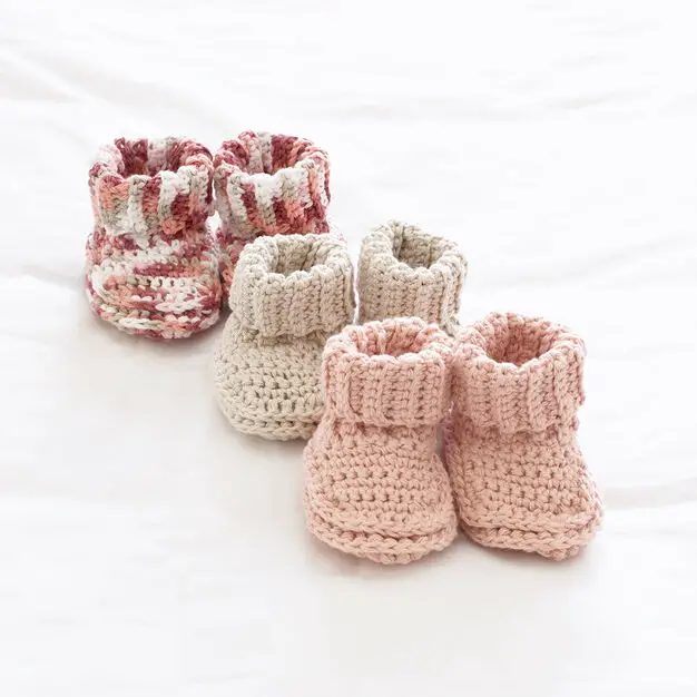 Quick And Easy Crochet Baby Booties Free Pattern