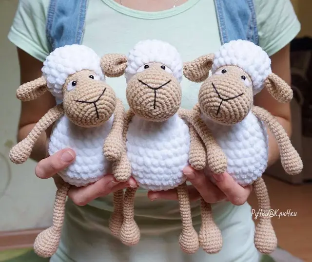 Sweetest Free Crochet Bobble Sheep Pattern Ever
