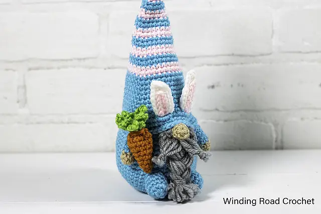 Free Amigurumi Gnome Crochet Pattern For Spring- Adorable Crochet Easter Bunny Gnome Free Patterns
