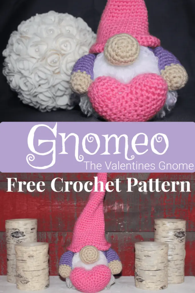 Valentine Gnome Crochet Pattern- Free Crochet Valentine Patterns