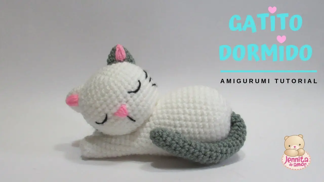 Amigurumi Sleeping Cat Free Crochet Pattern