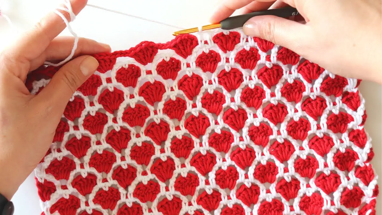 Learn A New Crochet Stitch: Heart Stitch Crochet Pattern