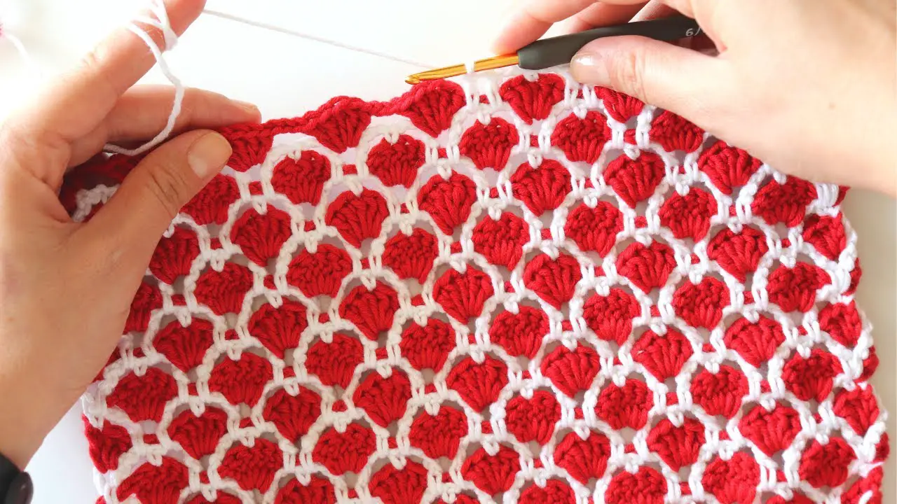 Heart Stitch Crochet Pattern