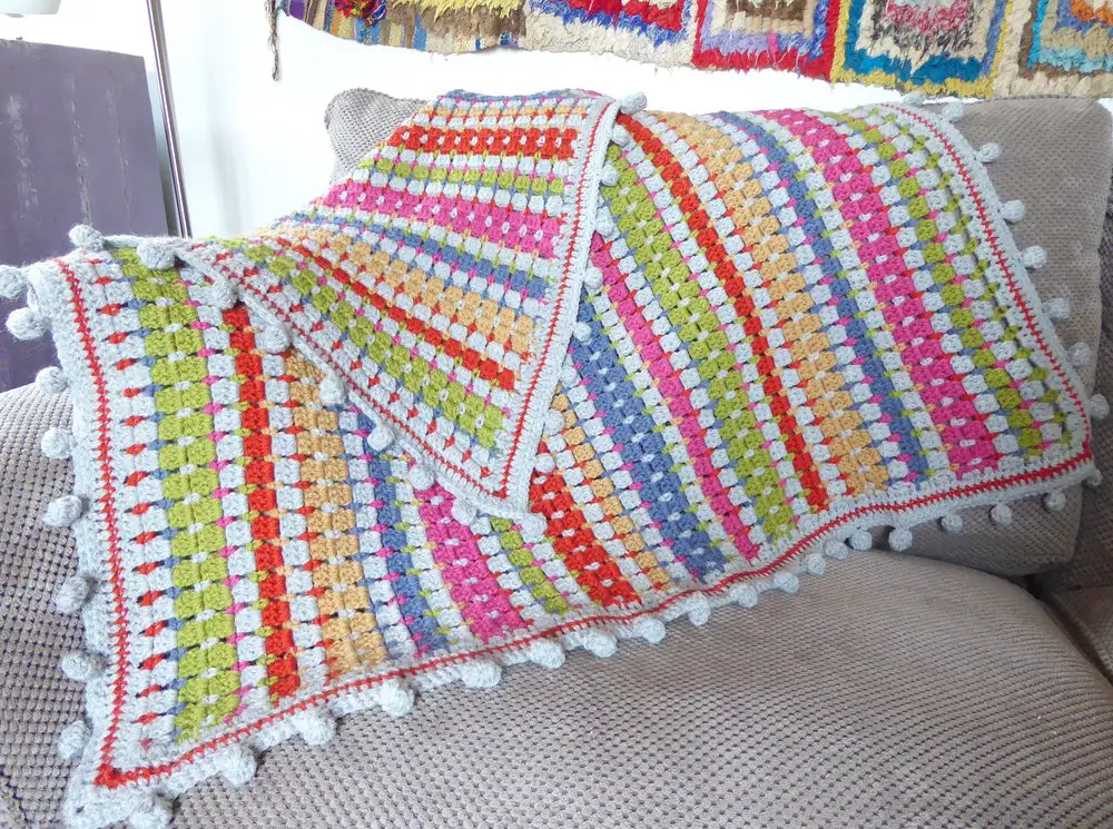 Block Stitch Lapghan Crochet Pattern