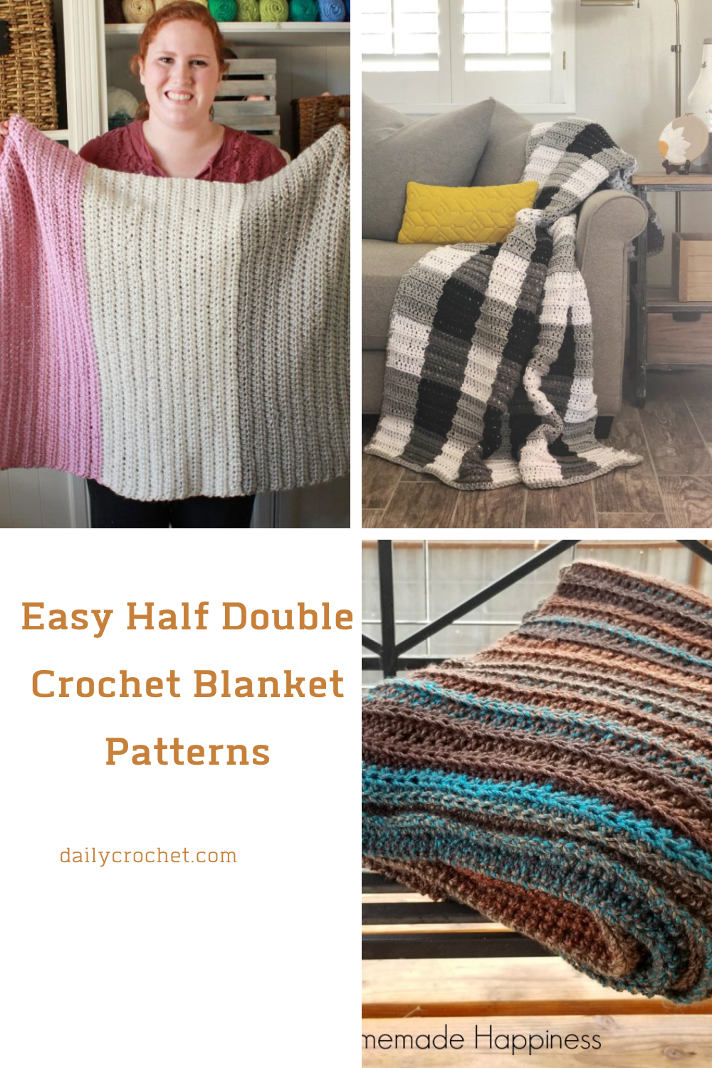 Easy Half Double Crochet Blanket Patterns