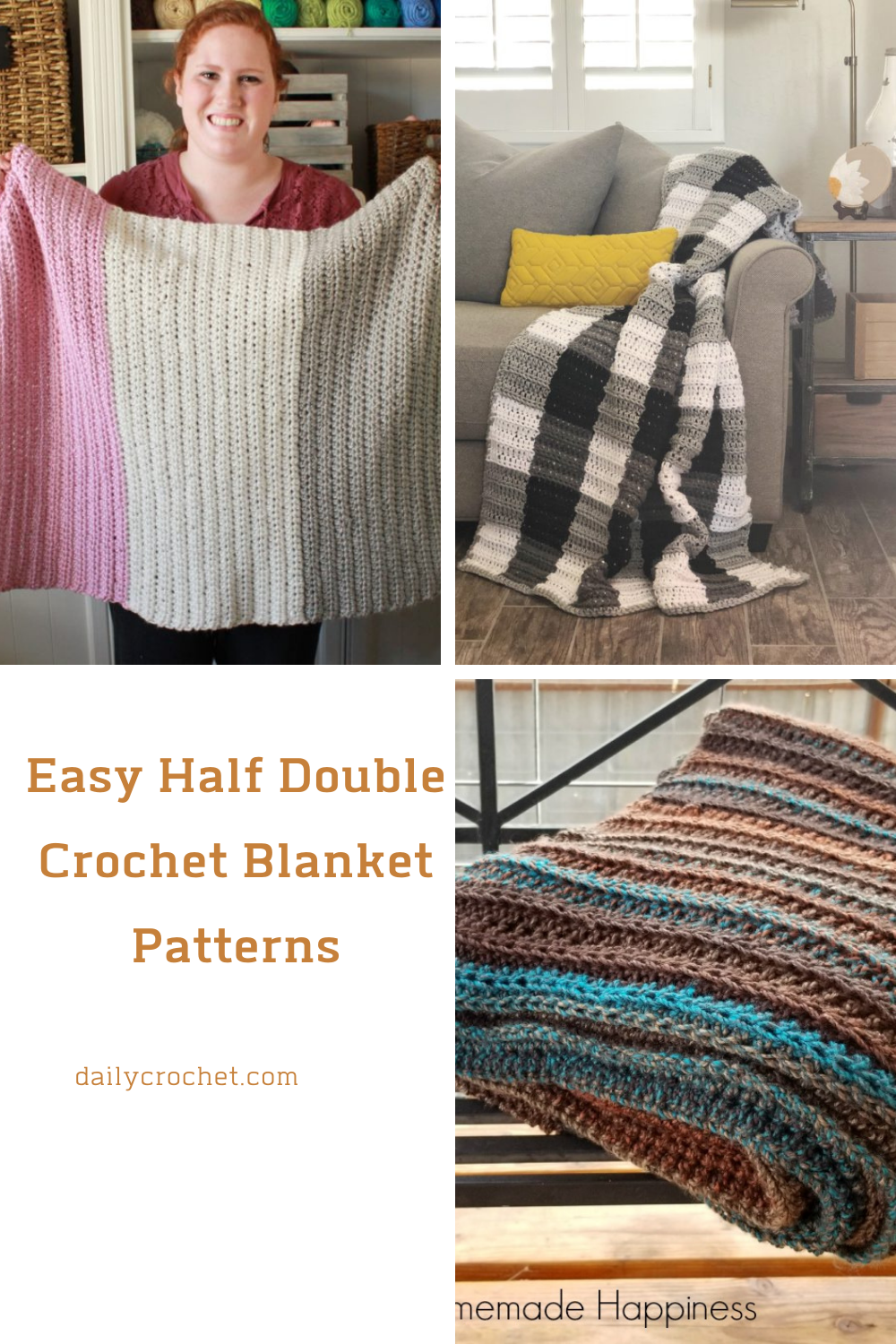 Easy Half Double Crochet Blanket Patterns Daily Crochet